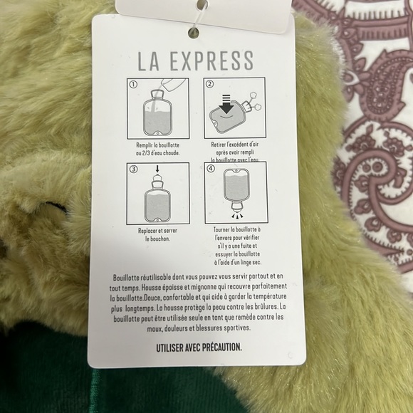 NWT HOT WATER BAG WITH TURTLE COVER - Picture 3 of 4